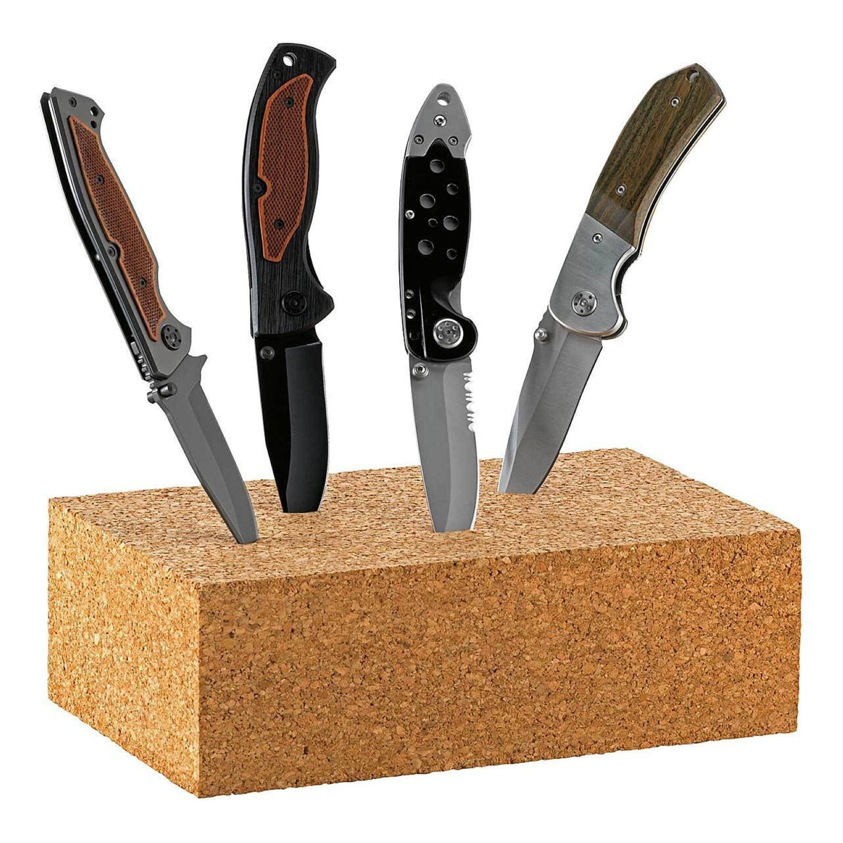 Herbertz Kork-Block für Dekoration, ohne Messer