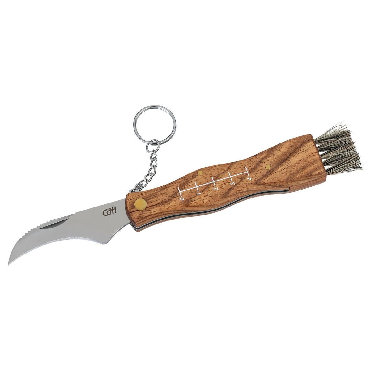 CJH Pilzmesser mit Bürste & Nylon-Etui