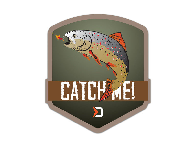 Aufkleber Delphin CatchME! FORELLE