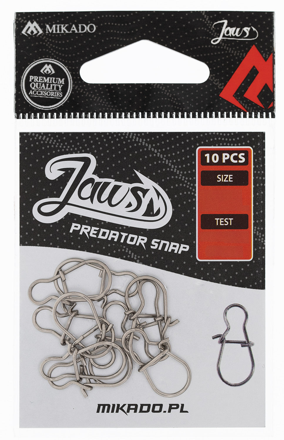 Mikado Snap - Jaws Predator Snap Größe Xxl - 10 Stk.