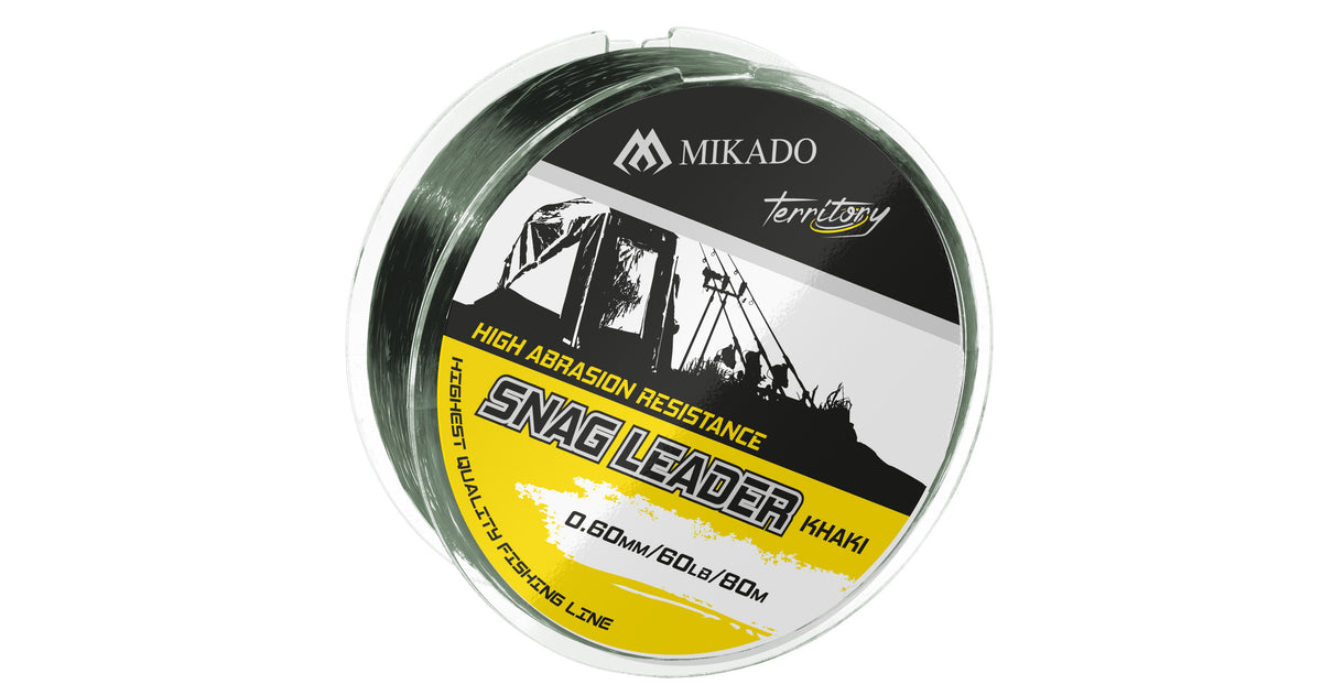 Mikado Schock-Leader - Snag Leader Khaki 45lbs/0.50mm/80m - 1 Stk.