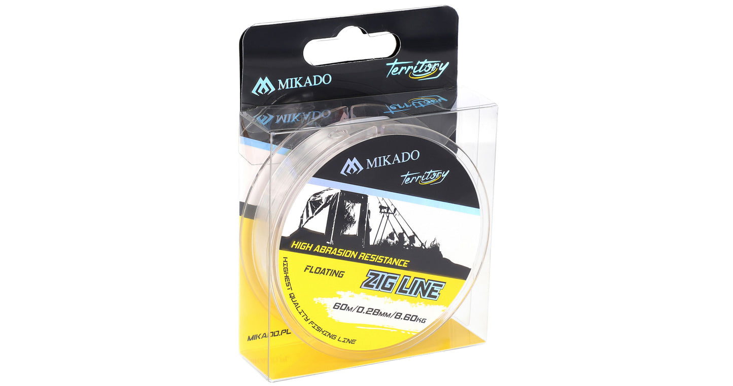 Mikado Schnur - Territory Zig Line - 0.30mm/9.73kg/60m - 1 Spule