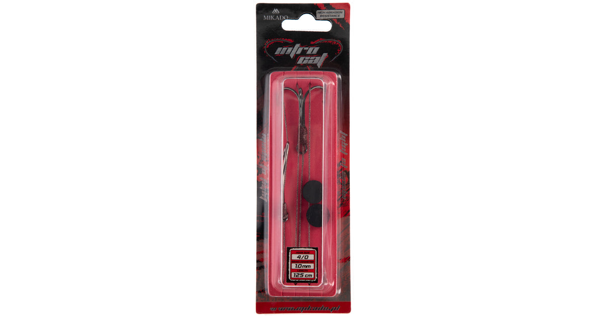 Mikado Set - Wels - Intro Cat 125cm Haken Grösse - 4/0 - Drillingshaken: 4/0 - 1 Satz