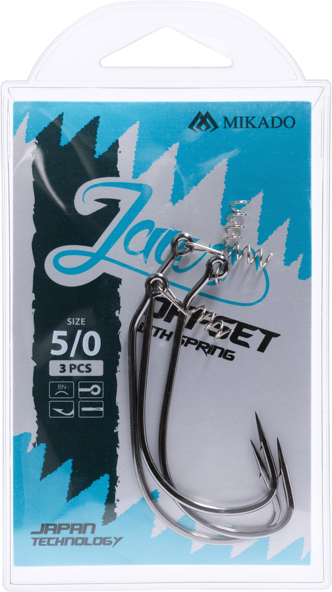 Mikado Haken - Jaws Offset Mit Schraube NR. 3/0 - 3 Stk.
