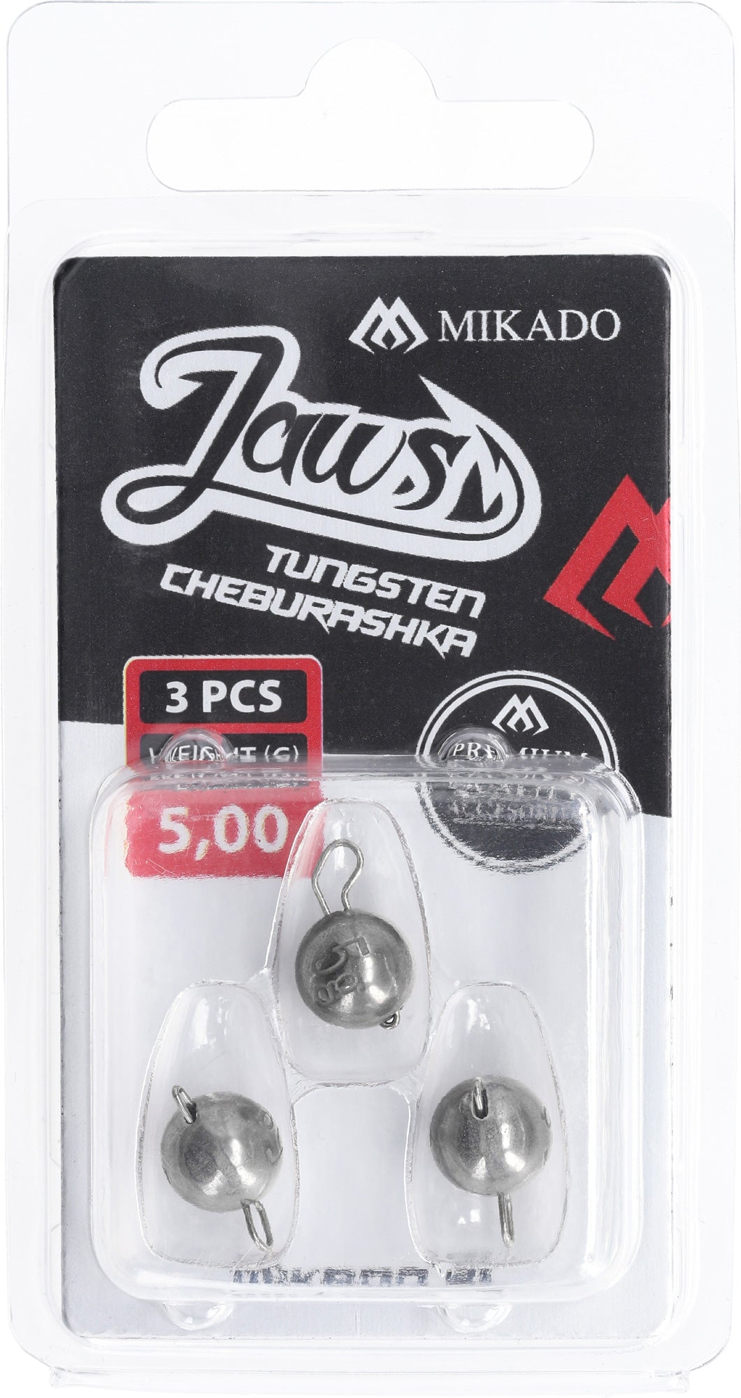 Mikado Cheburashka - Tungsten Jaws 5g - 3 Stk.