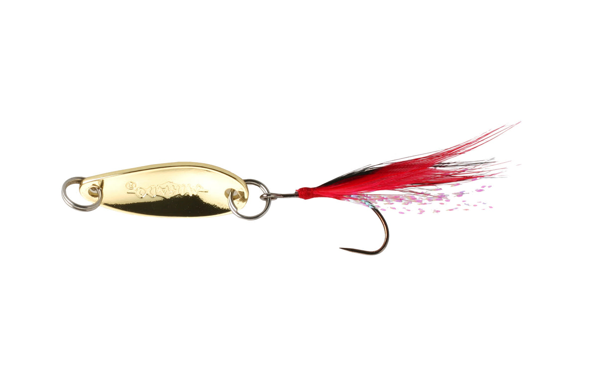 Mikado Blinker - Mini Spoon Mit Quaste 2.4cm/2.5g - Gold - 1 Stk.