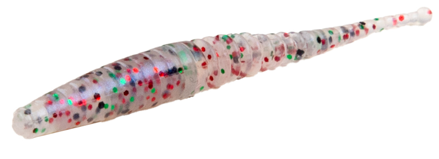 Mikado Köder - M-Craft Wiggly Worm 100mm / Shrimp - 5 Stk.