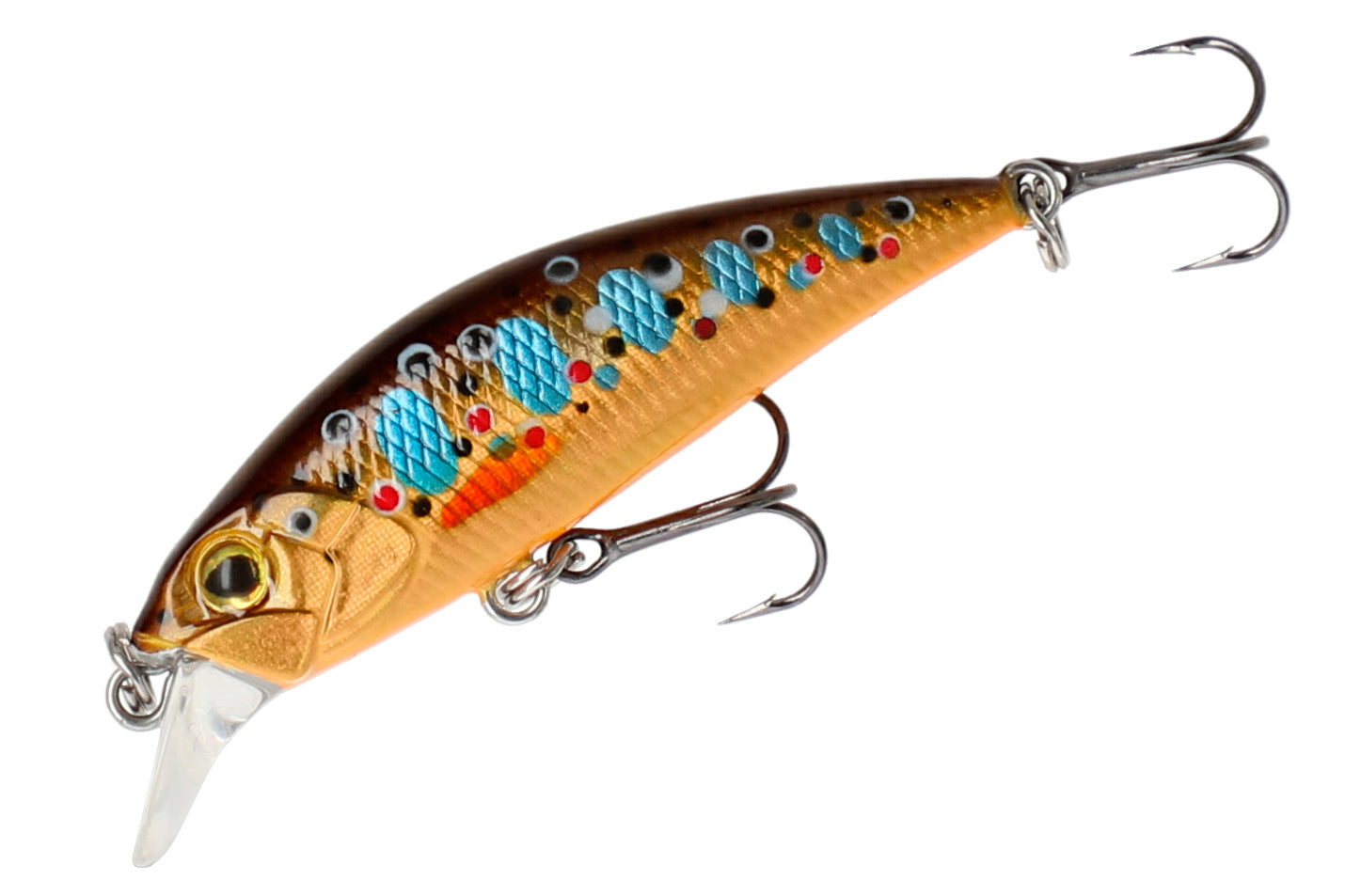 Mikado Wobbler Flamenco - 45mm/2.5g/BROWN Trout - Sinkend - 1 Stk.