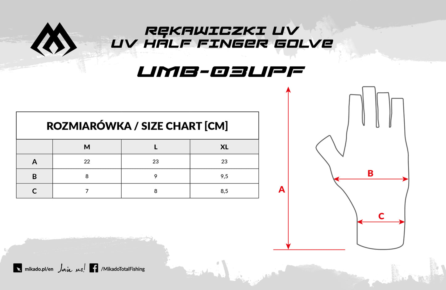 Mikado Handschuhe - Sommer Mit Upf-Filter Größe M - 1 Stk.