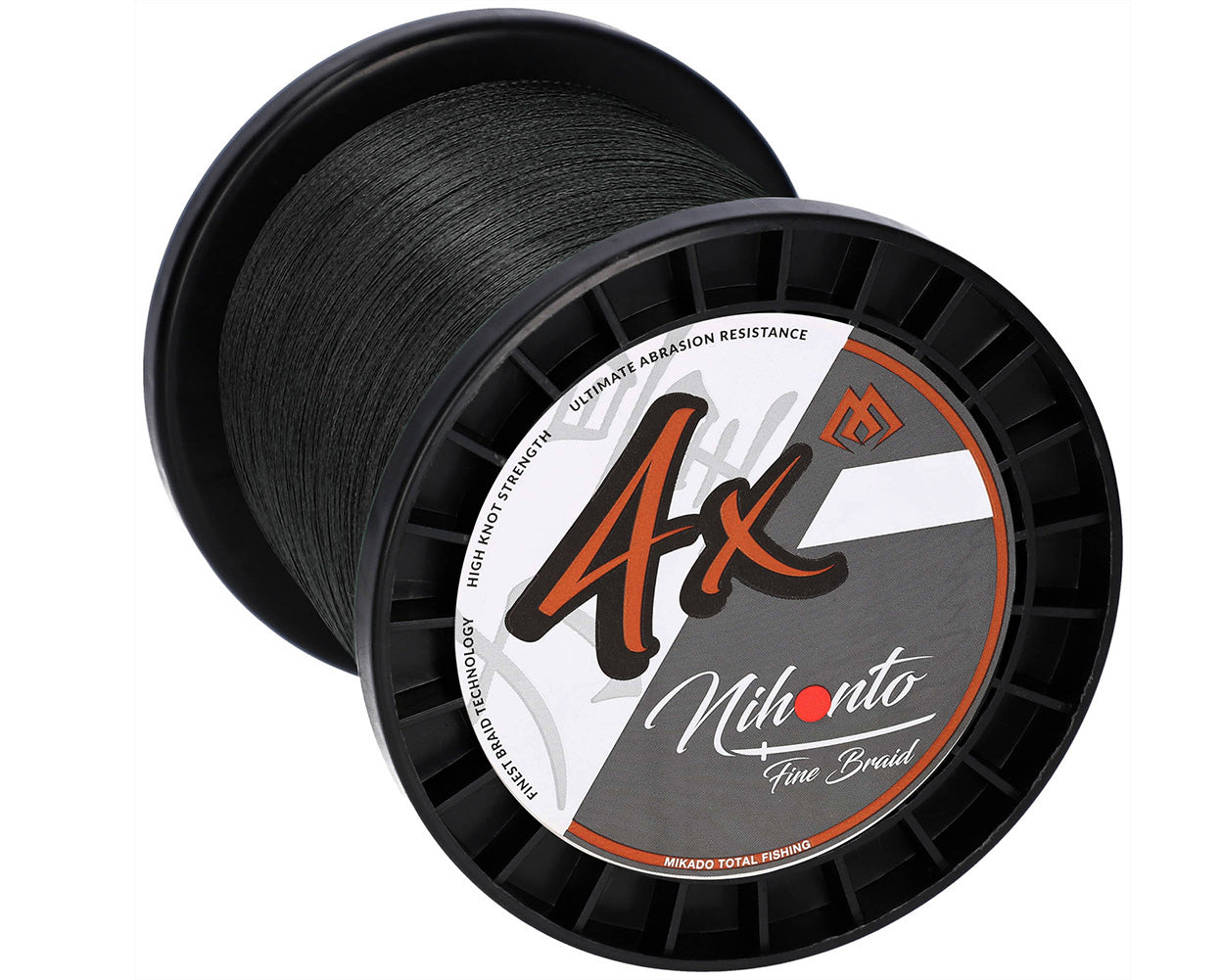 Mikado Geflochtene Schnüre - Nihonto Fine Braid - 0.14mm/9.7kg/3000m - Schwarz - 1 Spule