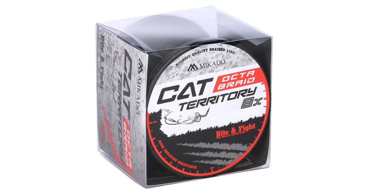 Mikado Geflochtene Schnüre - Cat Territory Octa Braid - 0.50mm/53.3kg/600m - Grün - 1 Spule