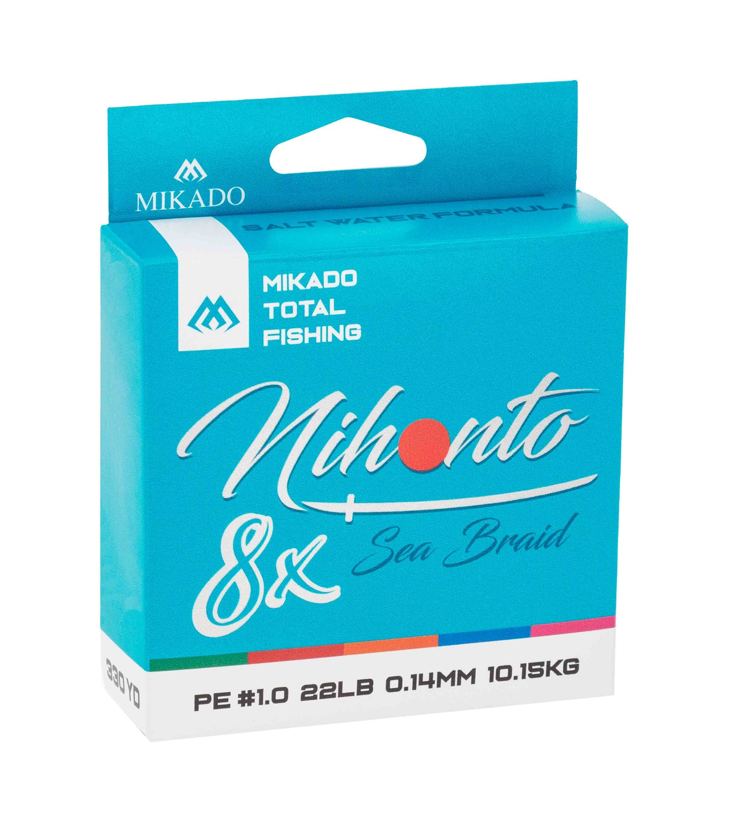 Mikado Geflochtene Schnüre - Nihonto Sea Braid - 0.16mm/12.9kg/300M - Mehrfarbig - 1 Spule