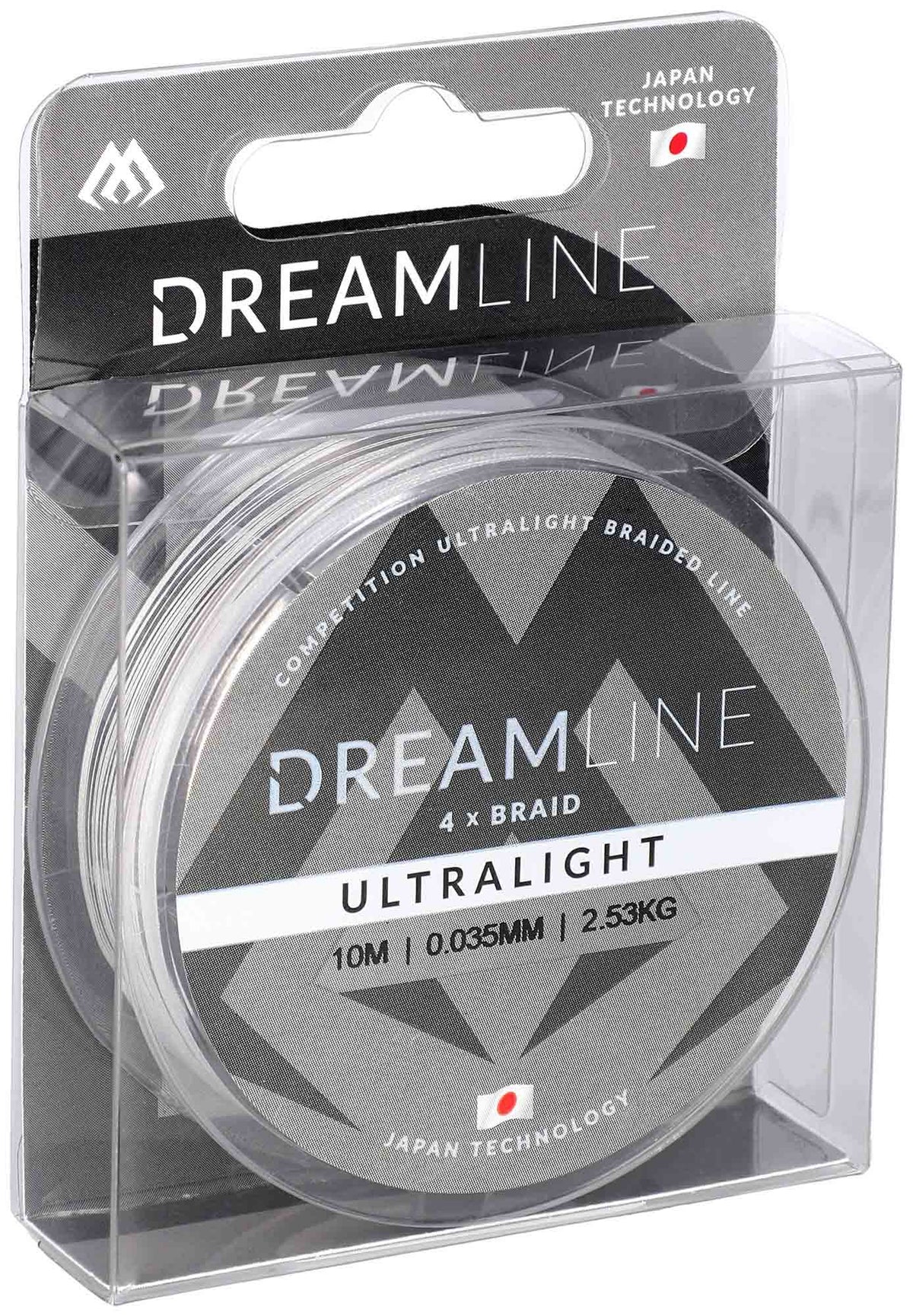 Mikado Geflochtene Schnüre - Dreamline Ultralight - 0.035mm/2.53kg/10m - Weiss - 1 Spule