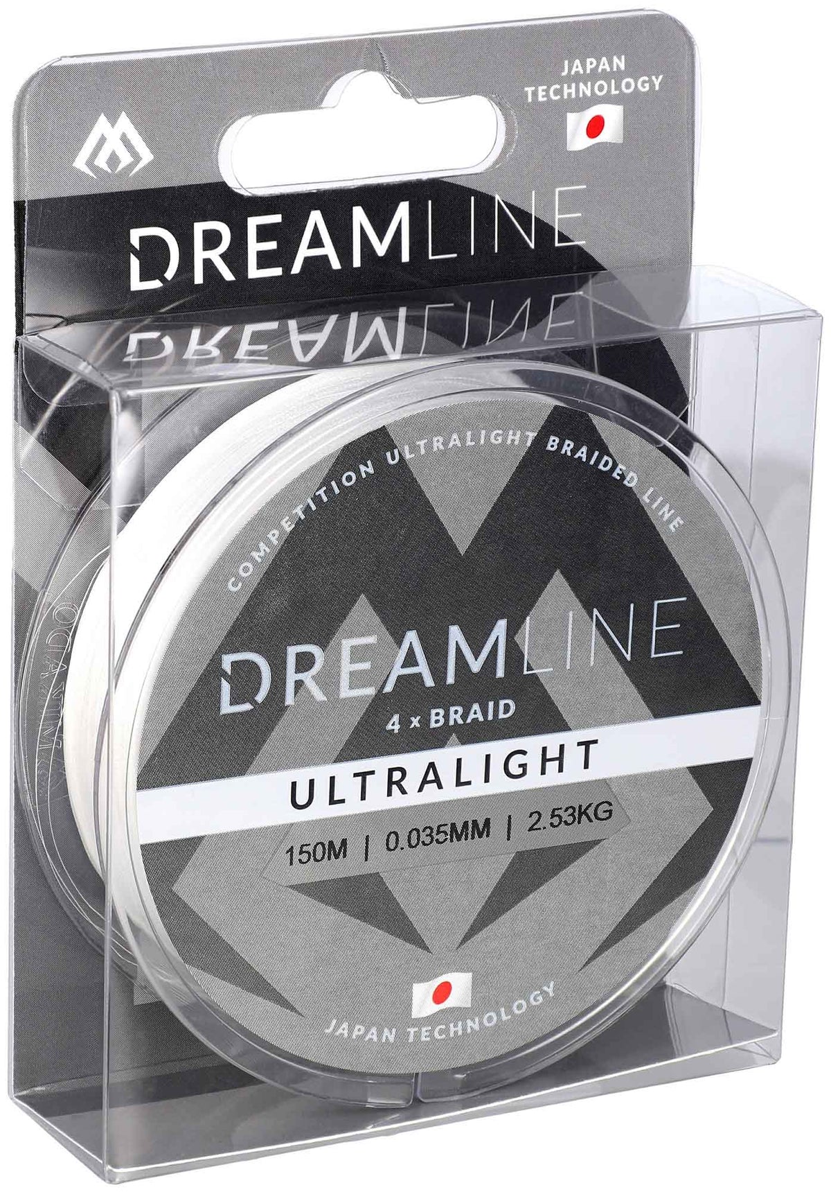 Mikado Geflochtene Schnüre - Dreamline Ultralight - 0.058mm/4.43kg/150m - Weiss - 1 Spule
