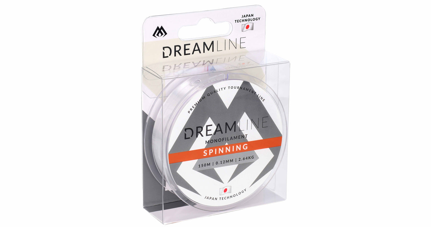 Mikado Schnur - Dreamline Spinning - 0.22mm/6.18kg/150m - Transparent - 1 Spule