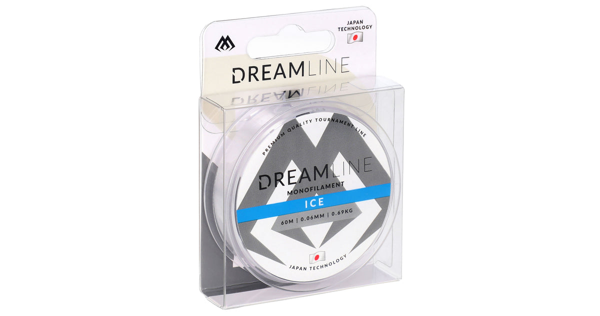 Mikado Schnur - Dreamline Ice - 0.09mm/1.63kg/60m - Transparent - 1 Spule