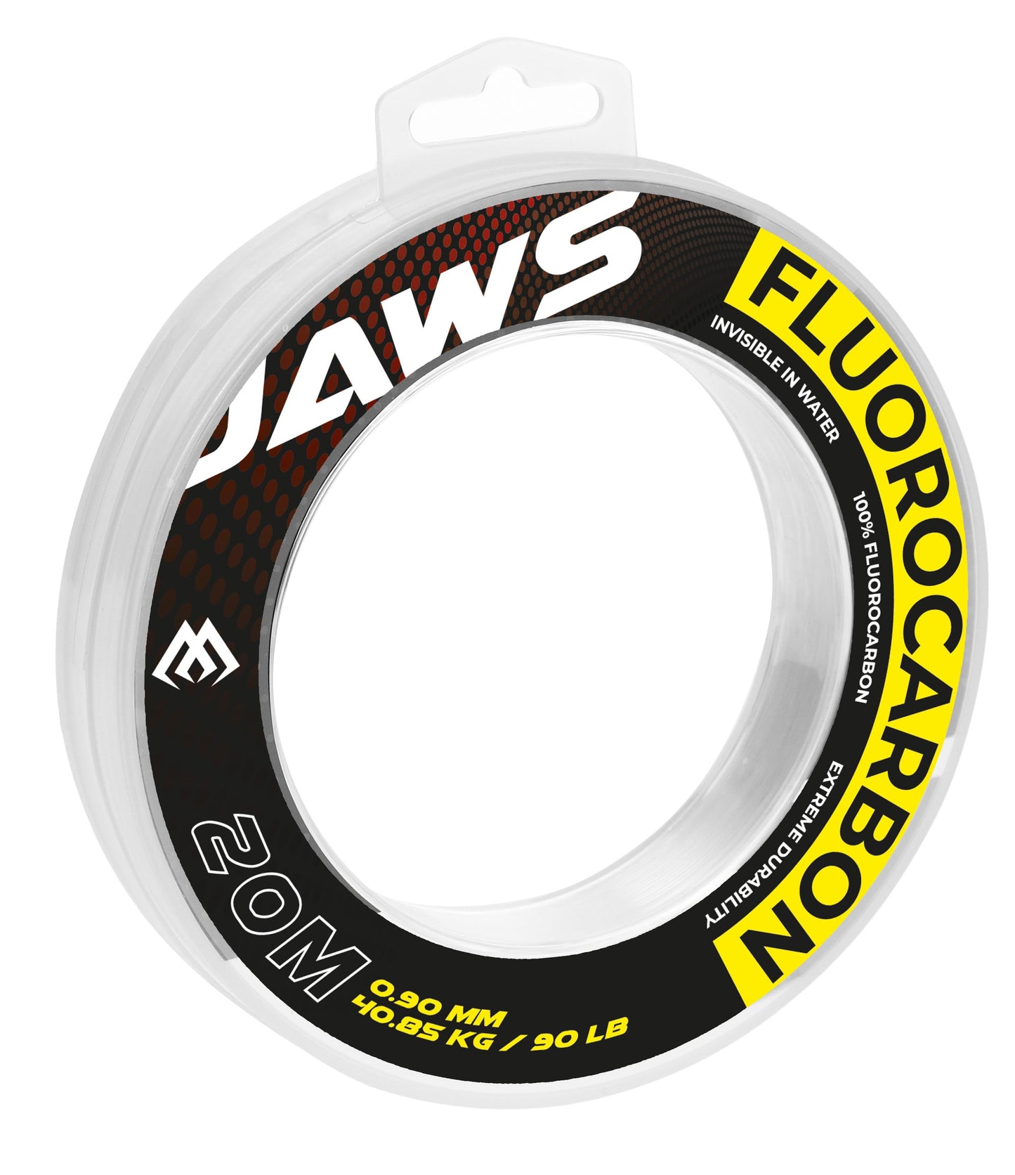 Mikado Schnur - Fluorocarbon Jaws 1.0mm/45.35kg/100lb/20m - 1 Spule