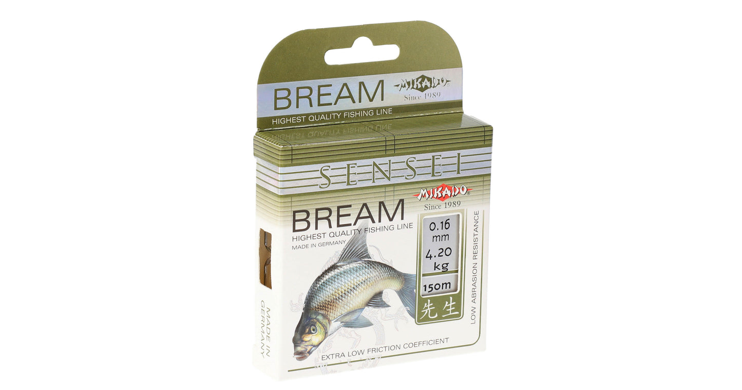 Mikado Schnur - Sensei Bream - 0.16mm/4.20kg/150m - 1 Spule