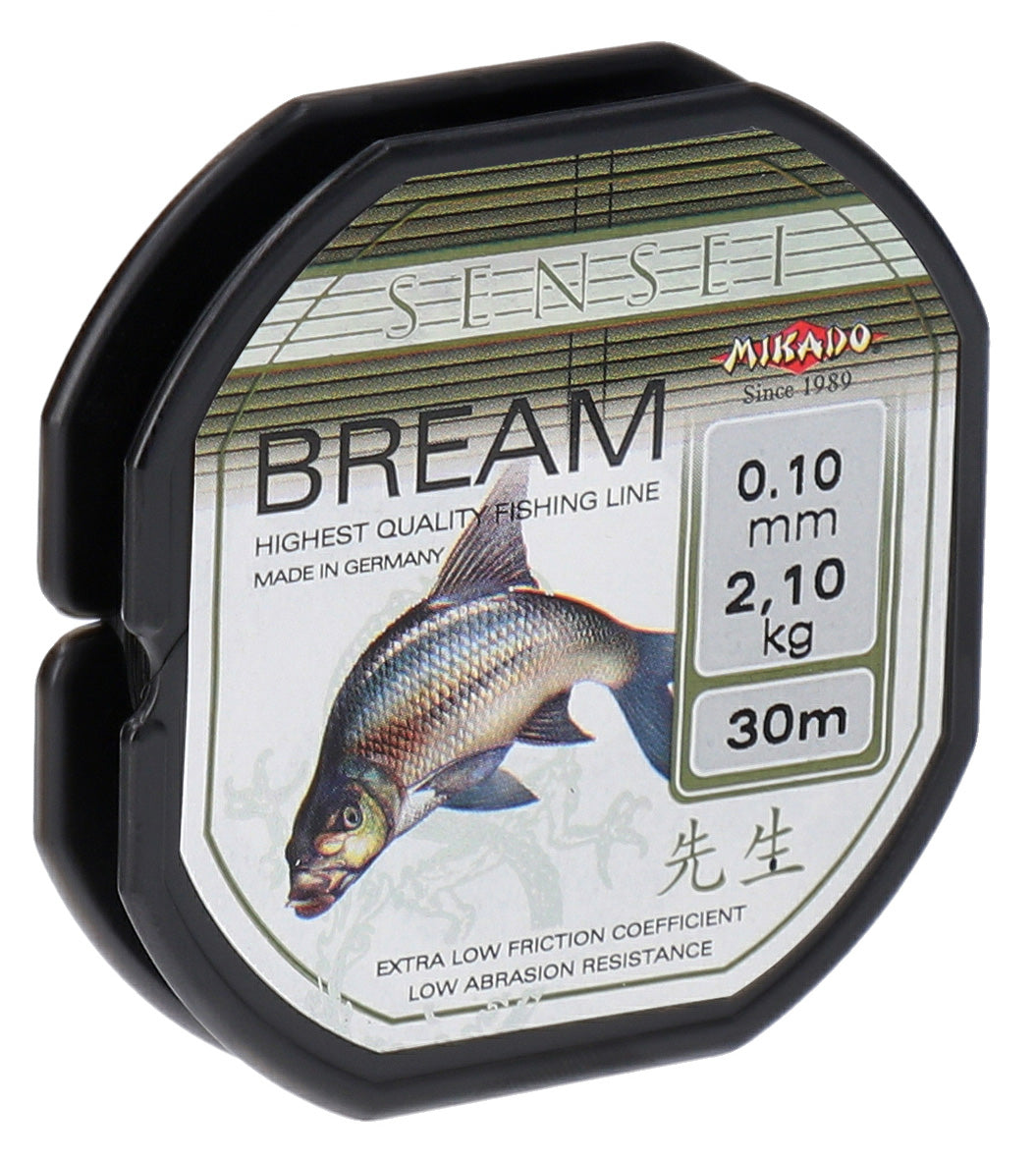 Mikado Schnur - Sensei Bream - 0.12mm/2.80kg/30m - 1 Spule
