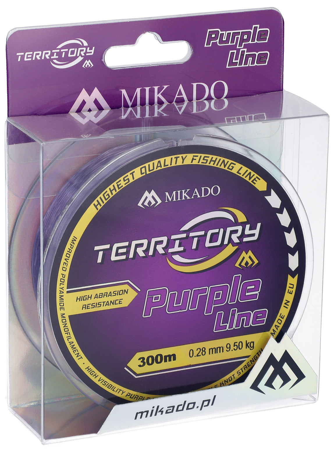 Mikado Schnur - Territory Purple - 0.40mm/13.80kg/300m - 1 Spule