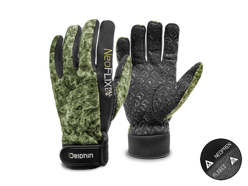 Neoprenhandschuhe mit Delphin NeoFLIX-Futter