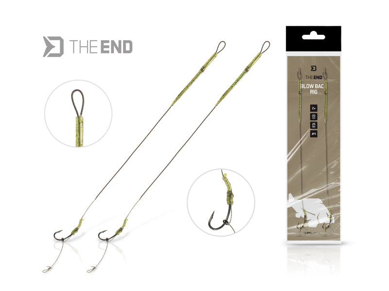 Delphin THE END Blowback-Rig / 2 Stück