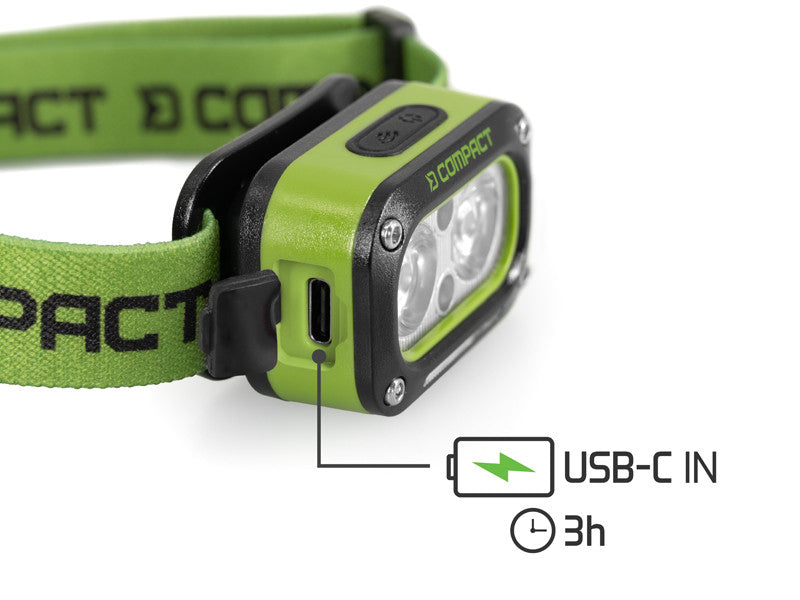 Stirnlampe Delphin COMPACT 3W/1200mAh