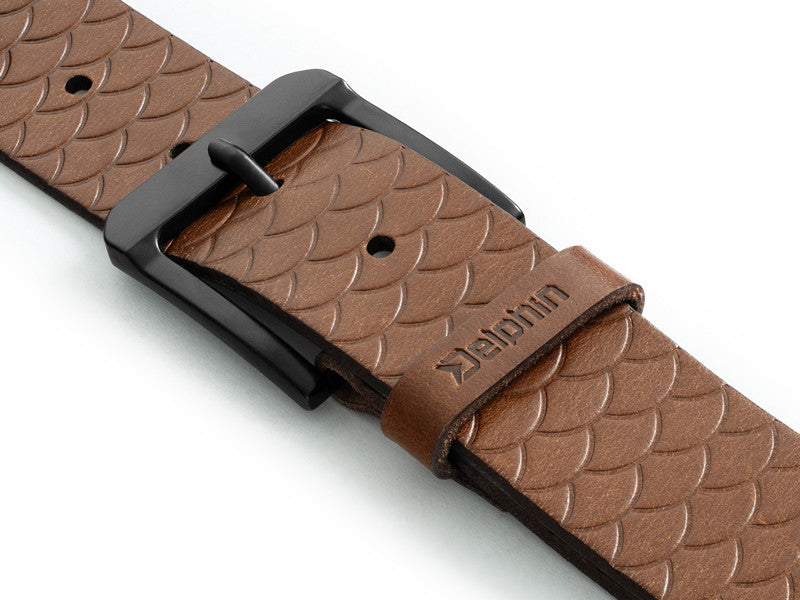 Ledergürtel Delphin SCALES
