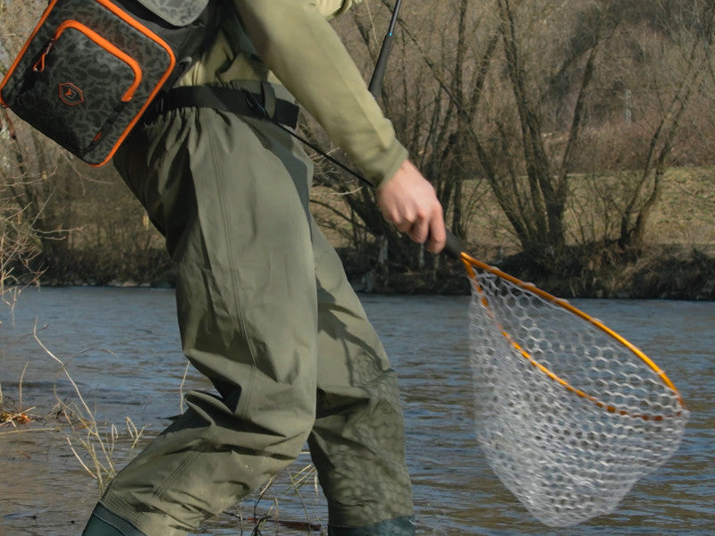 Forellenkescher Delphin SoftLUX weiches Netz