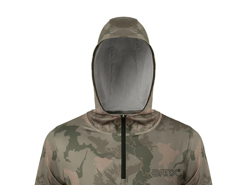 Delphin UV ARMOR 50+ Kapuzen-T-Shirt