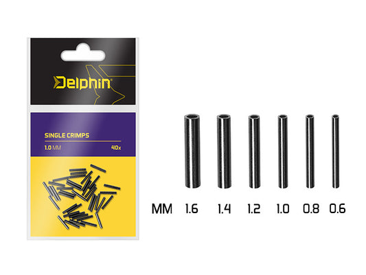 Delphin Single CRIMPS / 40St.