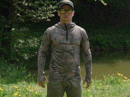 Delphin UV ARMOR 50+ Kapuzen-T-Shirt