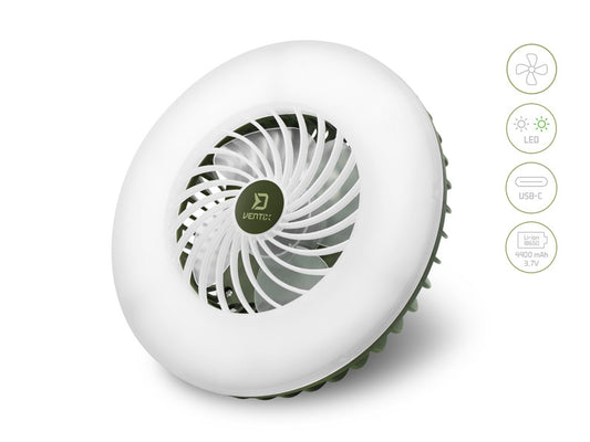 Ventilator mit Licht Delphin Ventix 7W/4400mAh