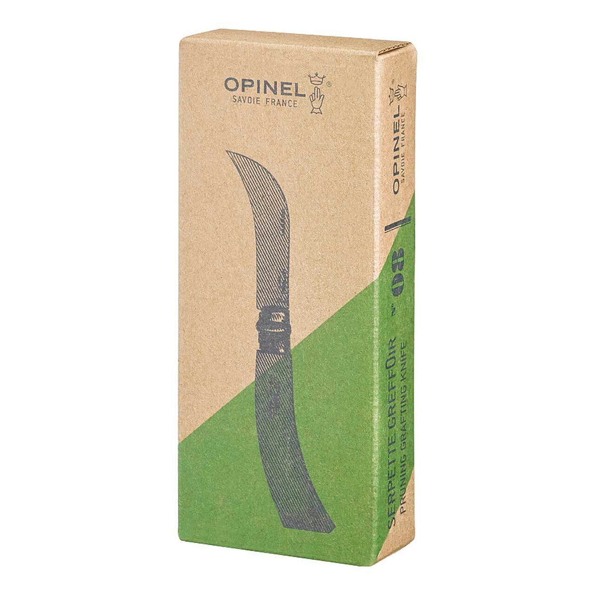 Opinel No 08 Gärtnermesser, gebogen, Blister