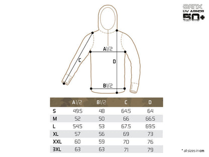 Delphin UV ARMOR 50+ Kapuzen-T-Shirt