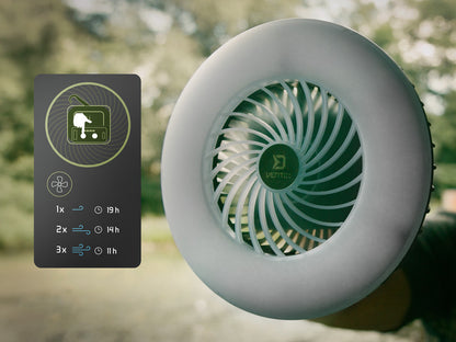 Ventilator mit Licht Delphin Ventix 7W/4400mAh