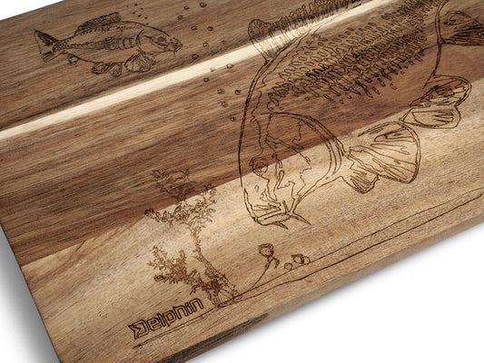 Delphin CarpBOARD dekoratives Küchenbrett