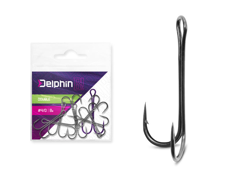 Zwillingshaken Delphin B! Double / 8St.