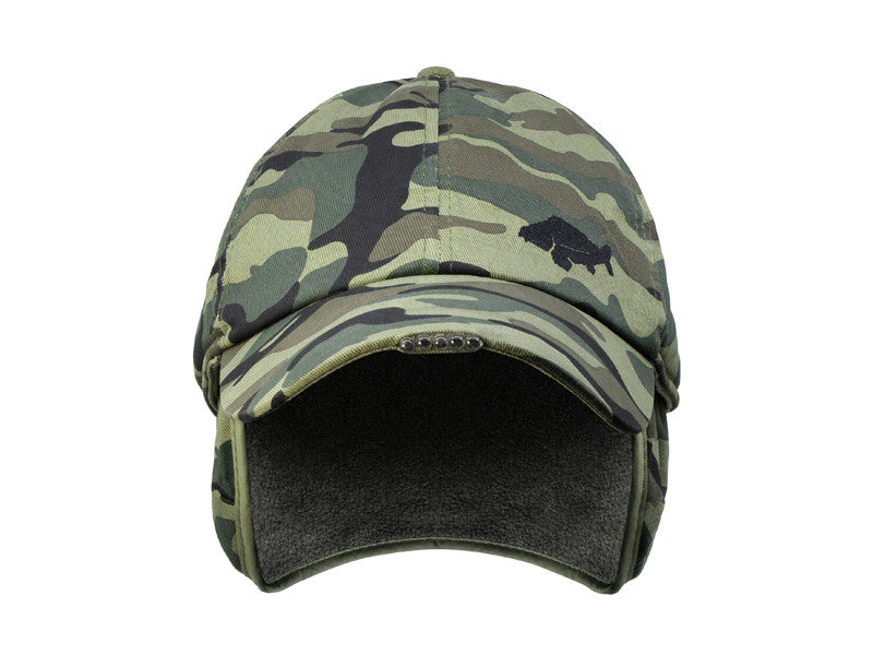 Delphin OutLINE Camo Winter-LED- Kappe