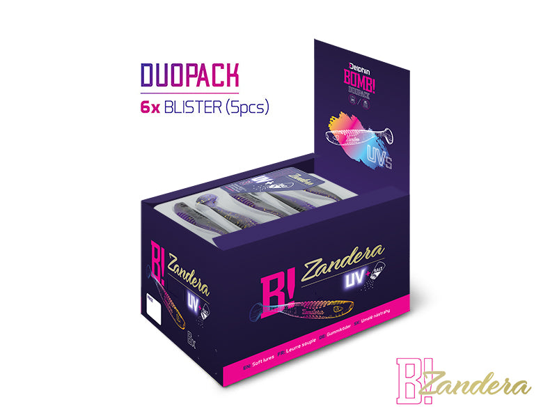 TOP-Set Delphin ZANDERA UVs / 5St.