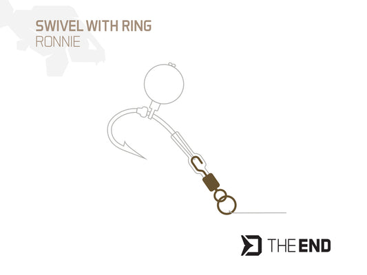 Wirbel mit Ring Delphin TheEND Ronnie  10St