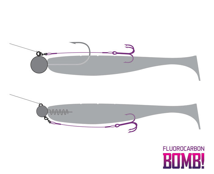 BOMB! Twisto RIGS Fluorocarbon / 3St.