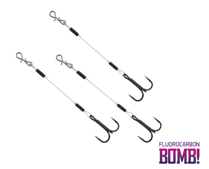 BOMB! Twisto RIGS Fluorocarbon / 3St.