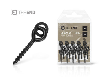 Bohrer mit Ring Delphin TheEND POP Screw / 15 Stück