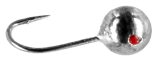 Mikado Köder - Runde Mormyshka 3.0 - Silber - 5 Stk.