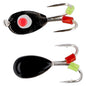 Mikado Köder - Ice Bug Größe 4mm - Schwarz Und Schwarz - 4 Stk.
