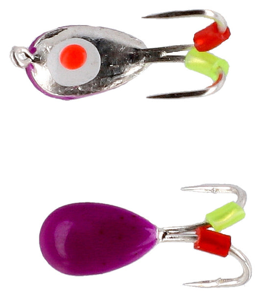 Mikado Köder - Ice Bug Größe 4mm - Violett Und Silber - 4 Stk.