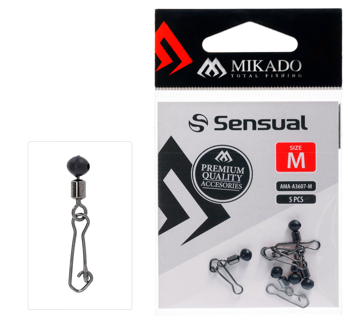 Mikado Befestigungssystem - WAGGLER/FEEDER - Adapter - Größe S - 5 Stk.