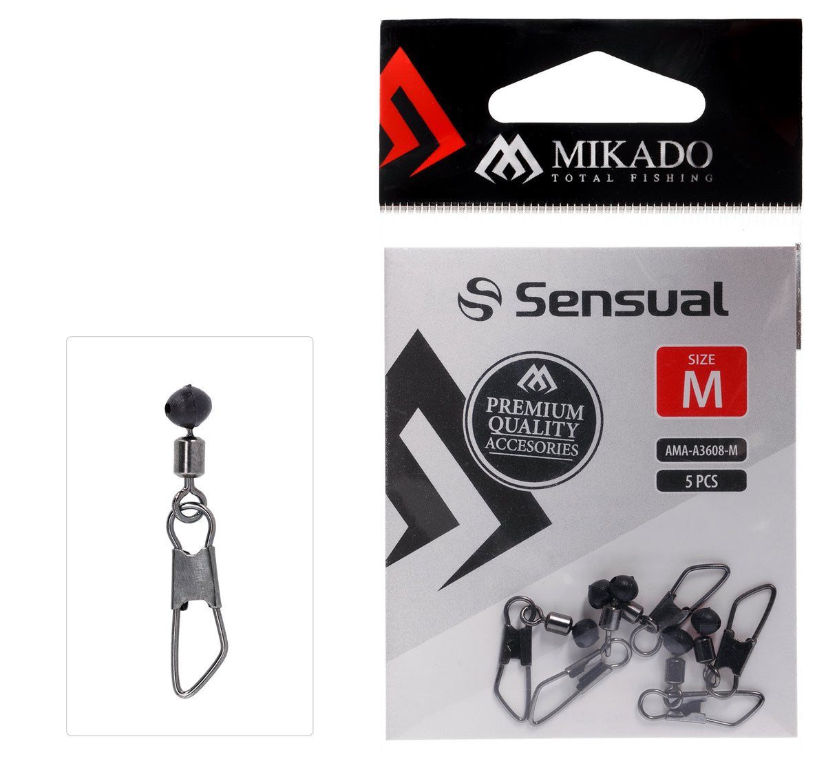 Mikado Befestigungssystem - WAGGLER/FEEDER - Adapter - Größe M - 5 Stk.