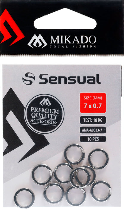 Mikado Splitring - Stark - Größe 9x0.9mm - 10 Stk.
